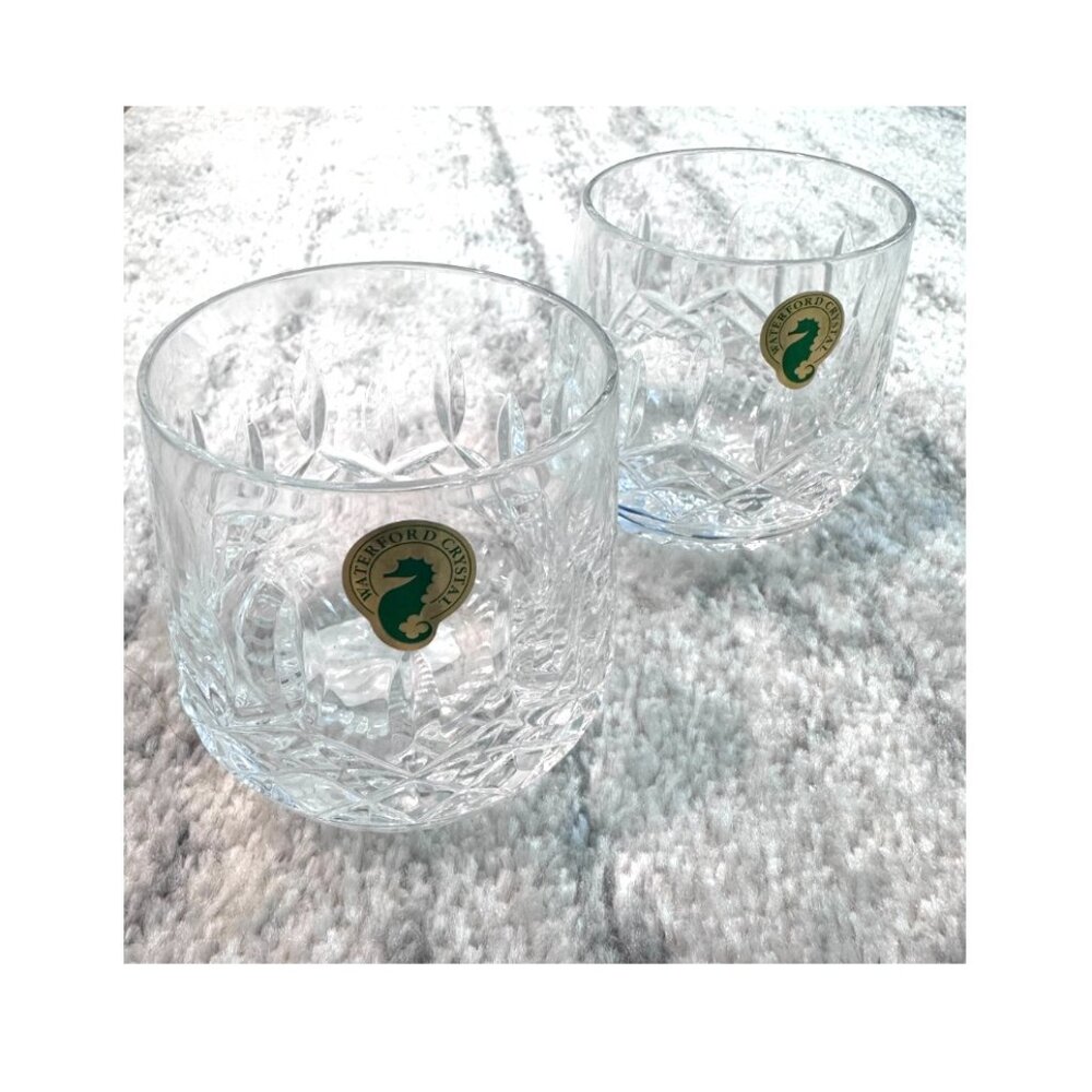 Waterford Lismore Old-Fashioned Crystal Tumblers - Set of 2